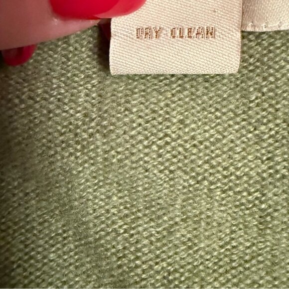 SIMPLY CASHMERE SWEATER ROUND CREW NECK GREEN OMBRE CASHMERE LONG SLEEVE Size M - Picture 10 of 10